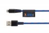 Solid Blue Longlife Kabel 1M USB till Lightning Blå