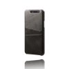 Samsung Galaxy A80 Skal Kortfack PU-läder Svart