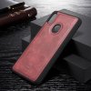 Huawei P Smart 2019 Plånboksfodral Löstagbart Skal PU-läder Röd