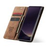 Samsung Galaxy S10E Plånboksfodral Retro Flip Stativfunktion PU-läder Ljusbrun