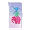 Samsung Galaxy S10 Plånboksfodral Kortfack Motiv Färgglada Elefanter
