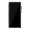 Samsung Galaxy A70 Mobilskal Däckmönster Stativ TPU Hårdplast Svart