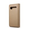 Samsung Galaxy S10 Plånboksfodral Löstagbart Skal Kortfack Utsida Brun