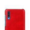 Samsung Galaxy A50 Skal Hårdplast PU-Läder Röd