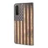 Samsung Galaxy A50 Plånboksfodral PU-läder Motiv USA-flagga