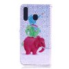Samsung Galaxy A50 Plånboksfodral PU-läder Motiv Elefanter