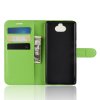Sony Xperia 10 Plånboksfodral Litchi PU-läder Grön