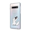 Samsung Galaxy S10 Skal Hårdplast Fun Choupette Transparent