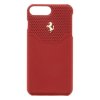 iPhone 7/8 Plus Skal Äkta Läder Lusso Röd