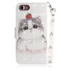 iPhone 7/8/SE Plånboksfodral Motiv Katt och Tomat