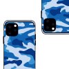 iPhone 11 Skal TPU Hårdplast Kamouflage Blå