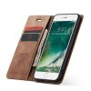 iPhone 7/8/SE Plånboksfodral Retro Flip Stativfunktion Ljusbrun