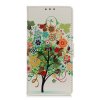 Samsung Galaxy A20E Plånboksfodral PU-läder Motiv Träd med Blommor