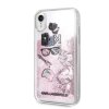 iPhone Xr Skal Hårdplast Rosa Glitter Transparent