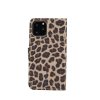 iPhone 11 Pro Plånboksfodral Kortfack Leopardmönster Mörkbrun