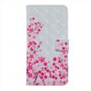 iPhone X/Xs Plånboksfodral Kortfack Motiv Rosa Blomster
