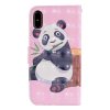 iPhone X/Xs Plånboksfodral PU-läder Motiv Panda