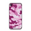 iPhone 7/8/SE Skal med Popsocket TPU Kamouflage Rosa