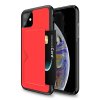 iPhone 11 Skal Pocard Series Kortfack Röd