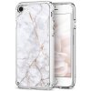 iPhone 7/8/SE Skal Ultra Hybrid 2 Marble Carrara White
