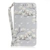 iPhone 7/8/SE Plånboksfodral Motiv Vita Blommor