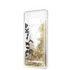 Samsung Galaxy S10E Skal Hårdplast Guld Glitter Transparent