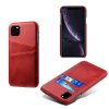 iPhone 11 Pro Max Skal med Två Kortfack Röd