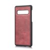 Samsung Galaxy S10 Plus Plånboksfodral 12st Kortfack Löstagbart Skal Röd