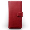 Samsung Galaxy A50 Plånboksfodral Kortfack Äkta Läder Röd