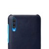 Samsung Galaxy A50 Skal Hårdplast PU-Läder Mörkblå