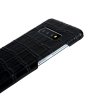 Samsung Galaxy S10 Skal Äkta Läder Krokodilmönster Svart