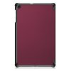 Samsung Galaxy Tab A 10.1 2019 T510 T515 Vikbart Smart Fodral Stativ Vinröd