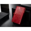iPhone 7/8/SE Plånboksfodral Qin Series Löstagbart Skal Röd