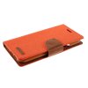 iPhone 11 Pro Plånboksfodral Canvas Diary Kortfack Orange