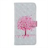 iPhone X/Xs Plånboksfodral Kortfack Motiv Rosa Träd