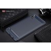 Samsung Galaxy A10 Skal TPU Borstad Kolfibertextur Mörkblå