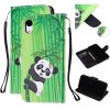 iPhone Xr Plånboksfodral Kortfack Motiv Panda på Bambuträd