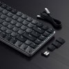 SM1 Slim Mekaniskt Bluetooth Tangentbord Mörkgrå