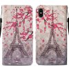 iPhone X/Xs Plånboksfodral PU-läder Motiv Paris