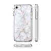 iPhone 7/8/SE Skal Ultra Hybrid 2 Marble Carrara White