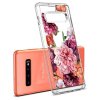 Samsung Galaxy S10 Plus Skal Hårdplast Rose Floral Transparent
