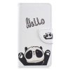 Samsung Galaxy A40 Plånboksfodral PU-läder Motiv Hello Panda