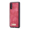 Huawei P30 Mobilplånbok Löstagbart Skal Splittläder Röd
