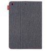 iPad 10.2 Fodral Folio Case Grå Röd