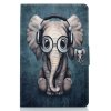 iPad 10.2 Fodral Motiv Elefant med Hörlurar