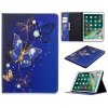 iPad 10.2 Fodral Motiv Fjärilar Blå