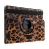 iPad 9.7 Fodral 360 Grader Leopard Brun