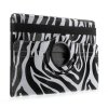 iPad 9.7 Fodral 360 Grader Zebra Svart Vit
