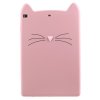 iPad 9.7 Skal Silikon 3D Katt Rosa