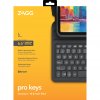 iPad Air 10.9 2020/2022 Fodral Pro Keys Svart Grå